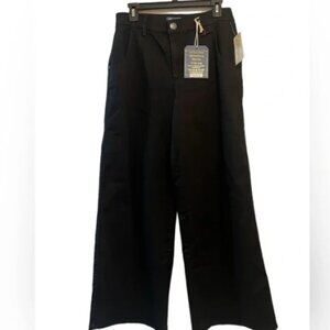 Democracy  "Ab" solution Mold & Hold Black Skyrise Wide Leg Jeans  Size 12P